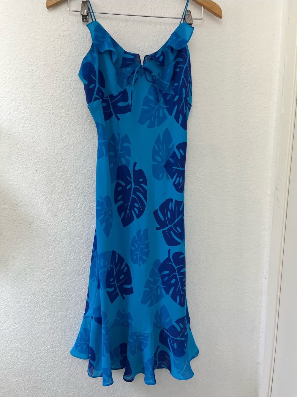 Vintage Y2K Express blue dress s3/4